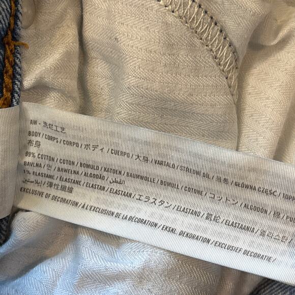 Abercrombie & Fitch Jeans Womens 6 Blue Acid Wash The Mom High Rise Curve Love - Picture 5 of 10